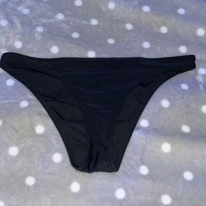 Aerie black cheeky bikini bottoms. Size med.